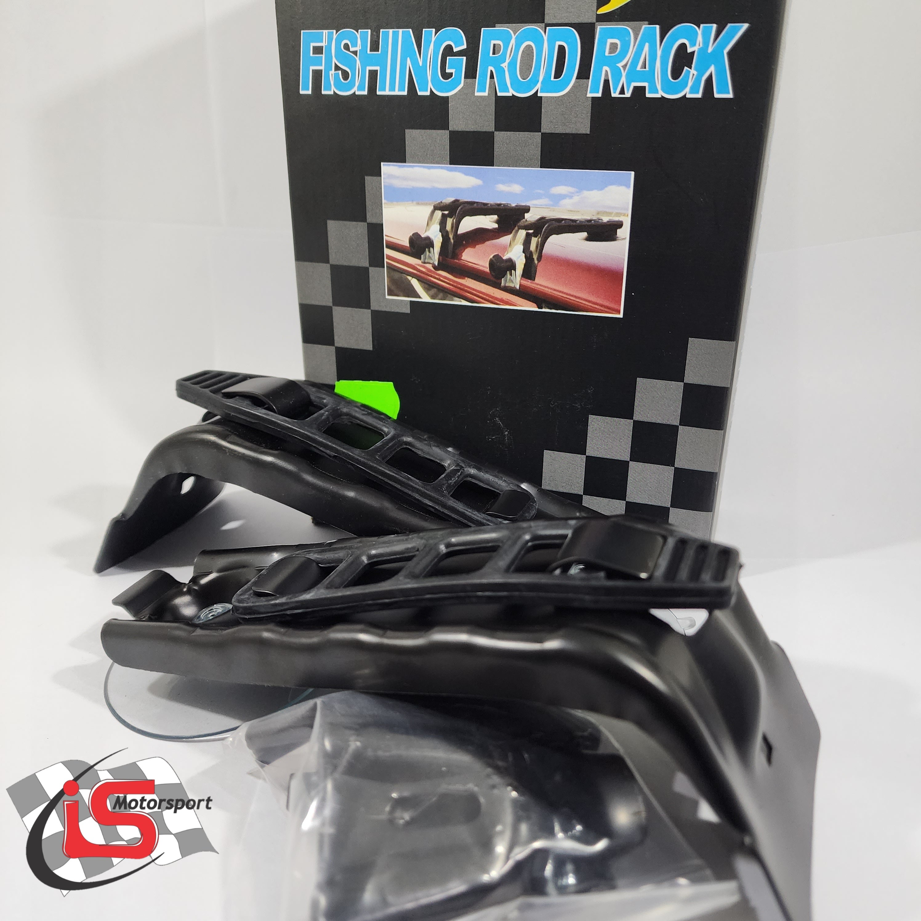 FISHING ROD ROOF CARRIER BLACK
