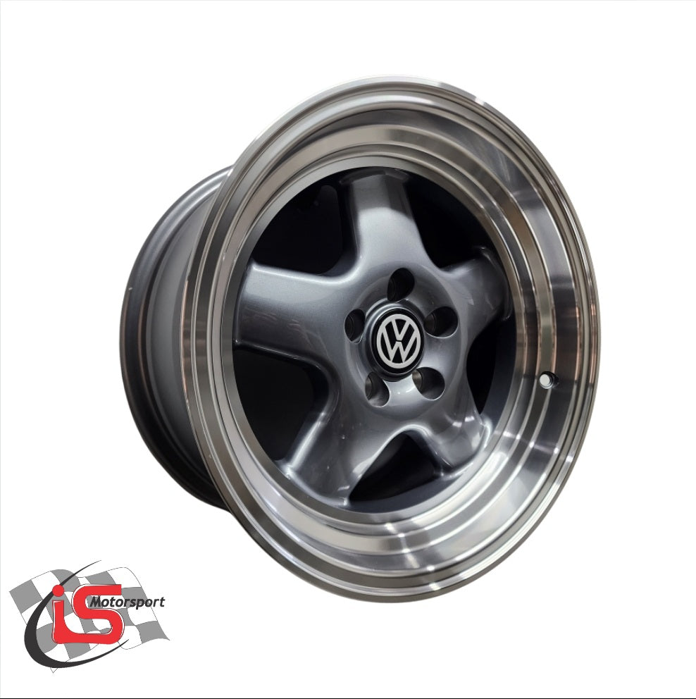 15 INCH VR6 5 BAR WHEELS 5X100